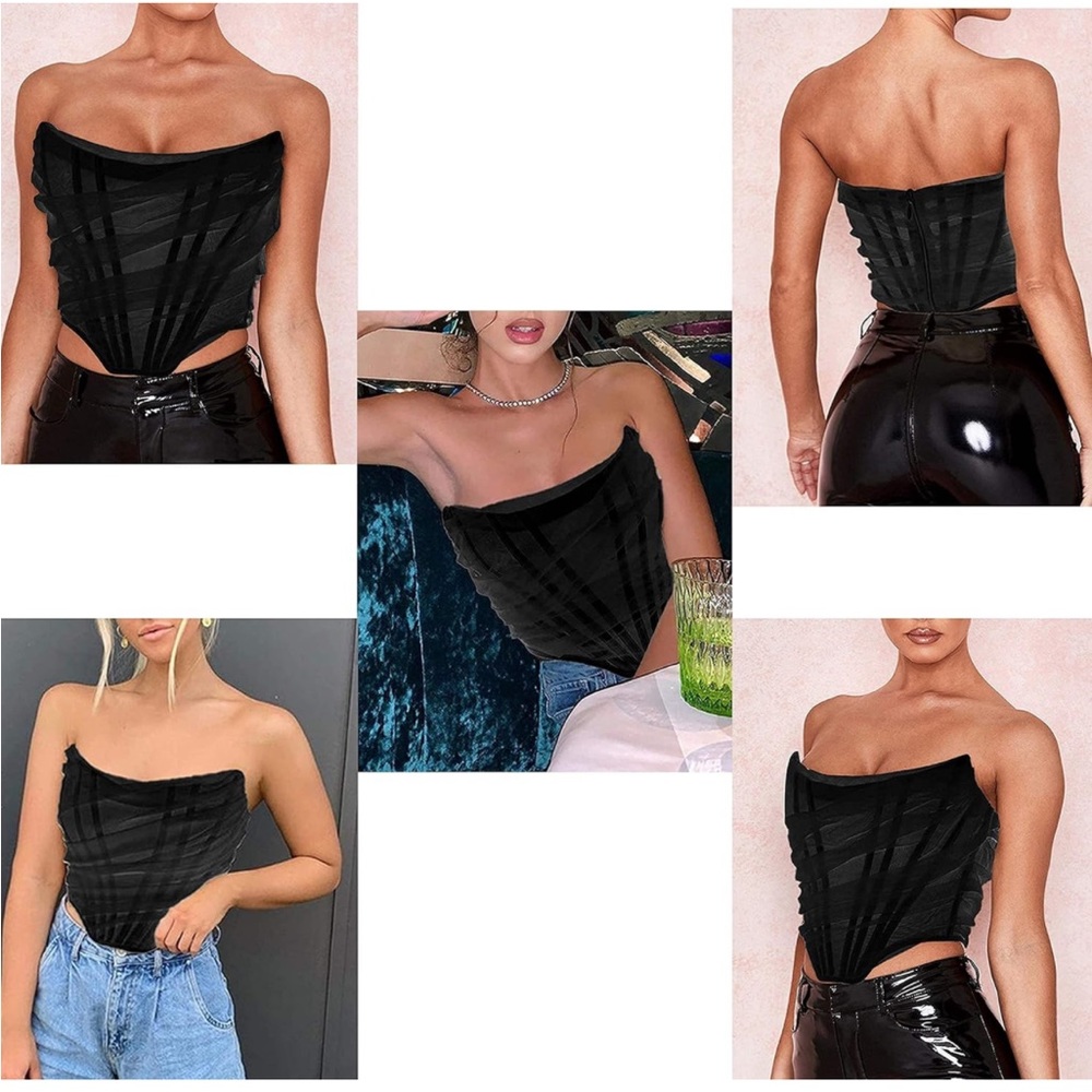 Black Mesh Corset size M